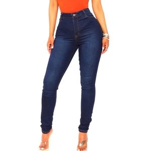 Fashion Nova dark wash Supernatural jeans